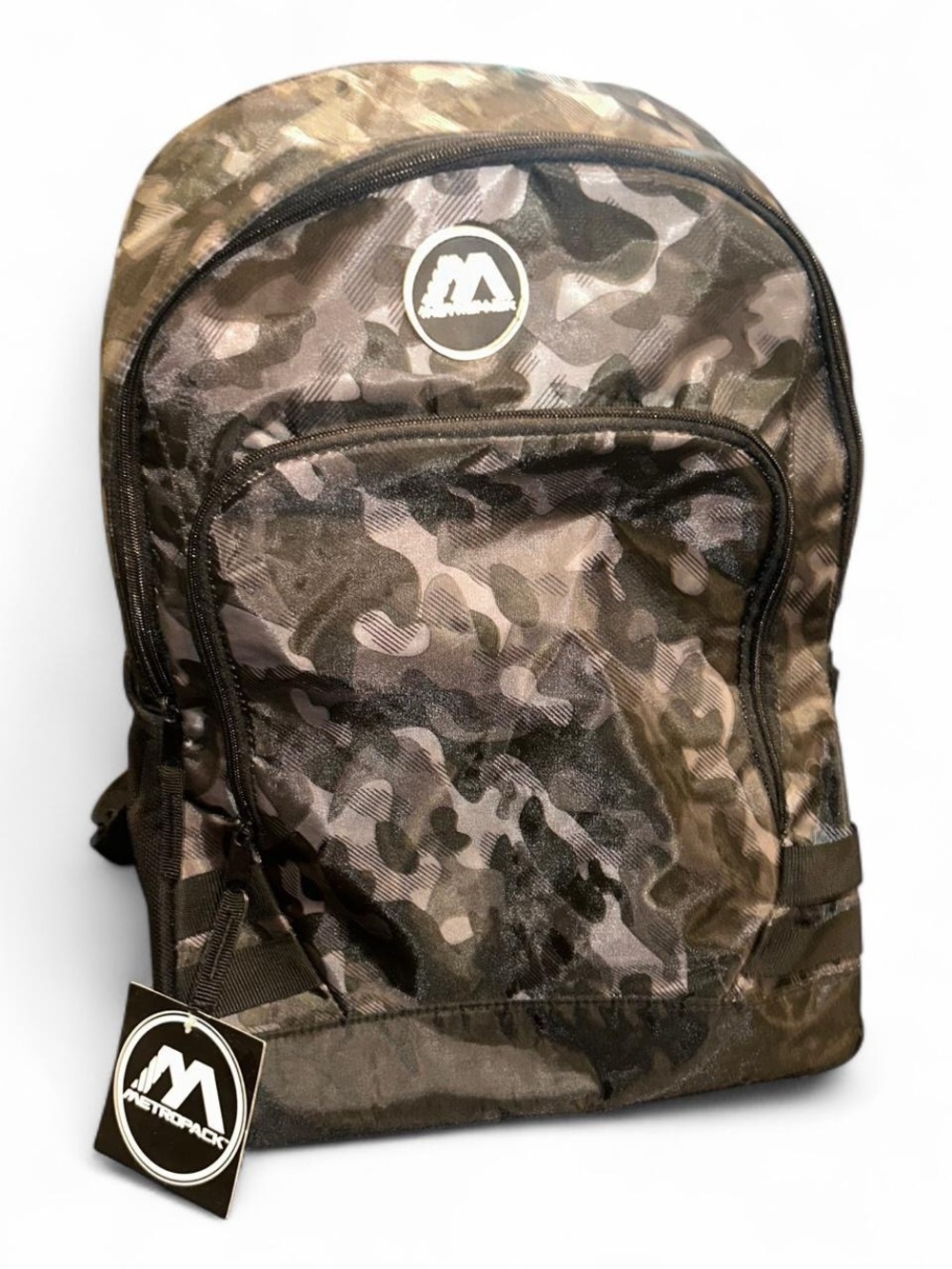 Camouflage Backpack - Black Camo 17” x 12”